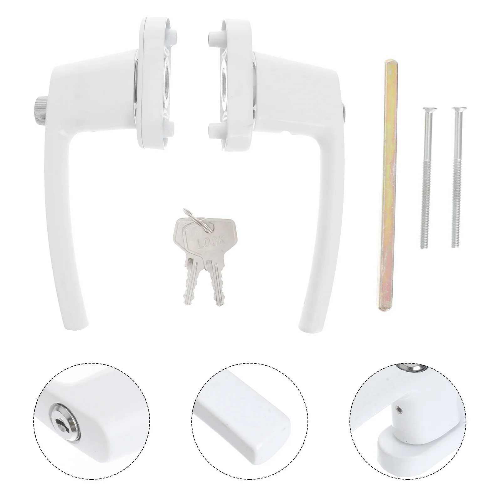 

Metal Entry Handle Set Reversible Passage Door Lever Lever Lock Door Handle Security Door Lock Door Knob With Key