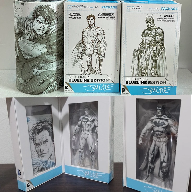 

Подвижная фигурка супергероя летучая мышь Blueline Edition