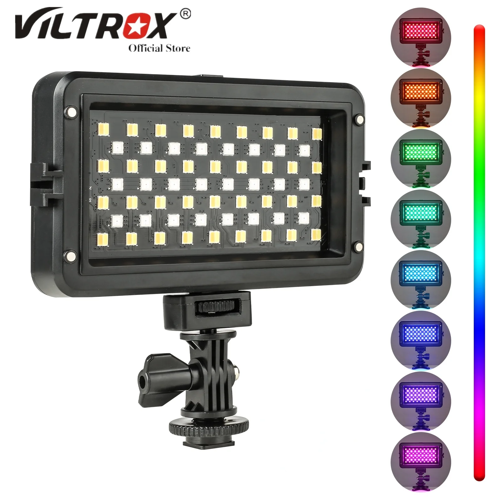 

Viltrox RB10 RGB светодиодный видео свет с регулируемой яркостью цветсветильник свет студийная заполняющая лампа светильник цифровых SLR камер