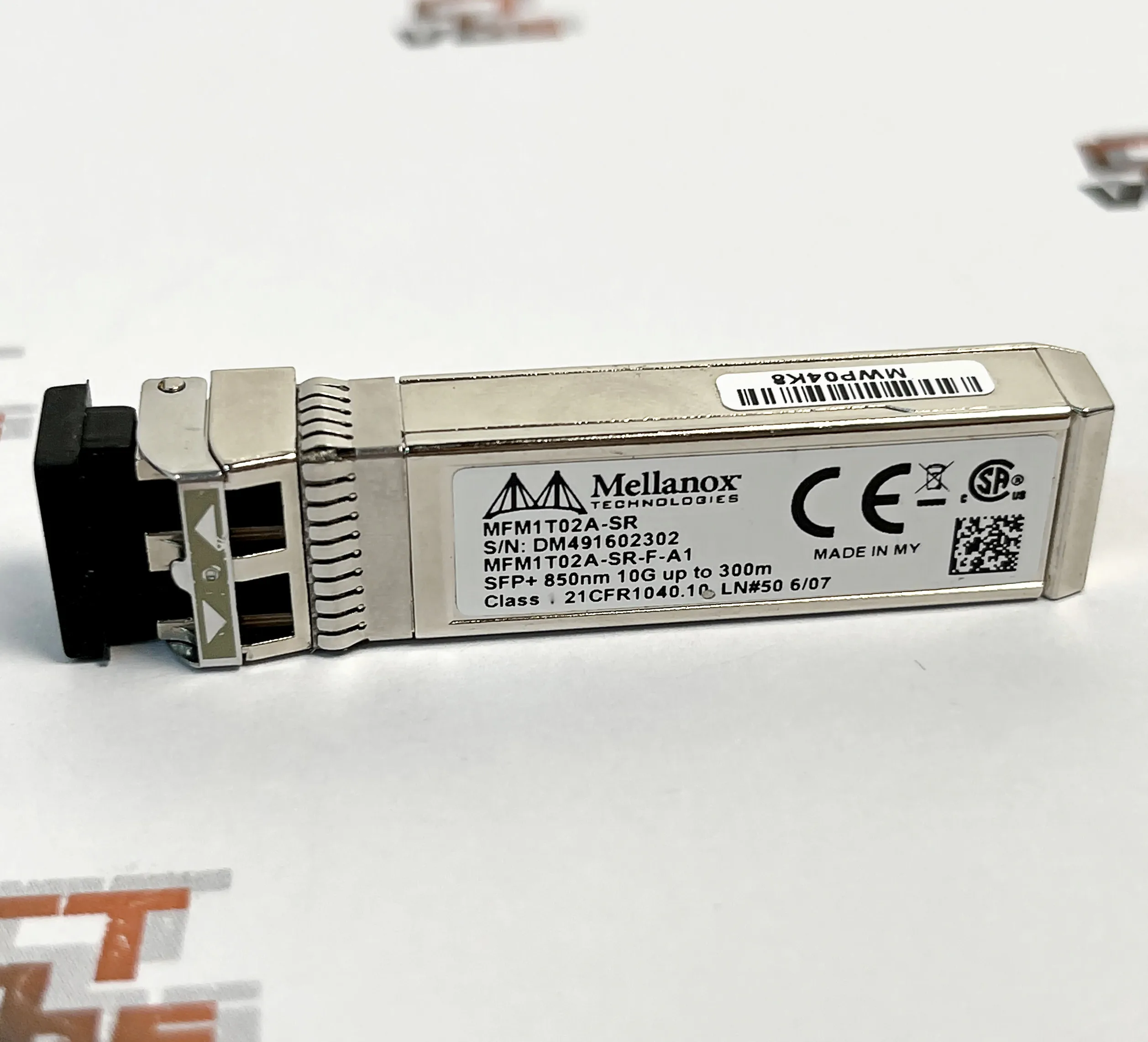 Mellanox 10GBase-SR/SW SFP+ SR MFM1T02ASR MFM1T02A-SR Optical Fiber Module