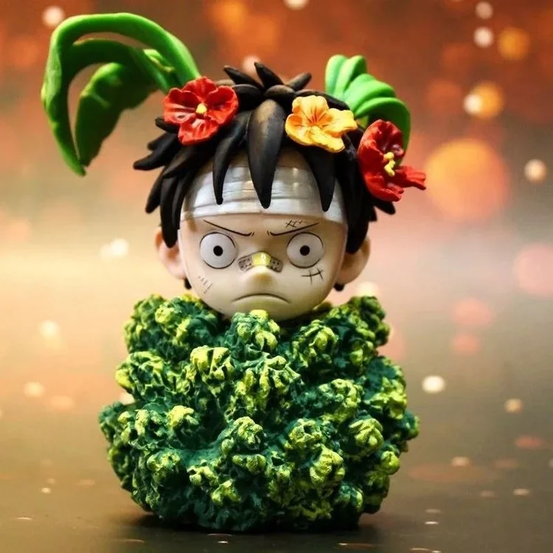 

Anime One Piece Straw Hat Small Luffy Cute Doll Model Boxed Figures