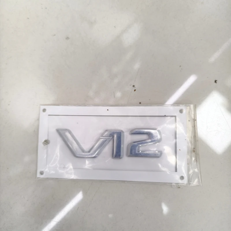 

Стайлинг автомобиля 3D ABS V12 буква для be z V12 логотип эмблема крыла значок наклейка клей автоаксессуары