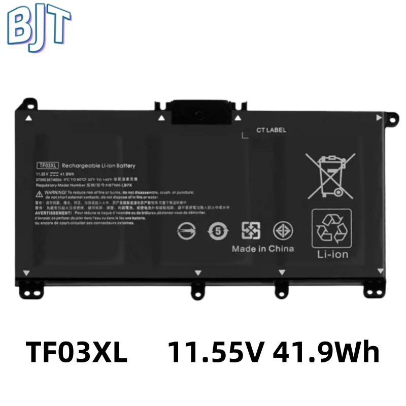 Новый аккумулятор для ноутбука TF03XL 11 55 В 41 9 Втч HP Pavilion 15-CC 15-CD 17-AR TPN-Q188 HSTNN-LB7X HSTNN-LB7J