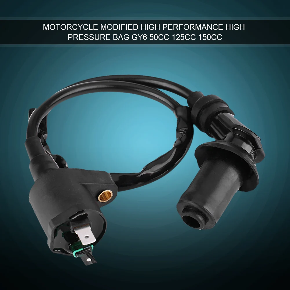 

Ignition Coil for GY6 50CC 125CC 150CC Engine Motorcycle Dirt Bike Scooter Moped Black