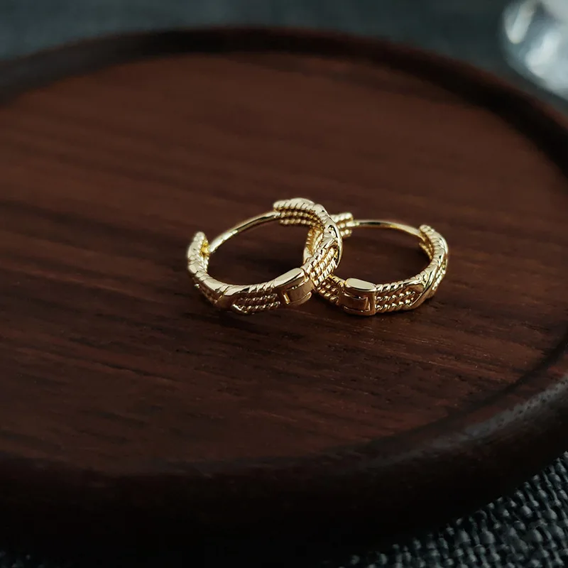 Геометрические круглые серьги-кольца роскошные индивидуальные серьги для