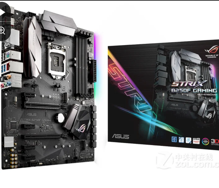 

Материнская плата для игрового настольного компьютера ROG Strix B250f DDR4
