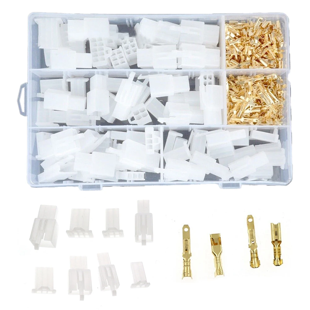 

380 шт. изолированный Штекерный разъем для проводов 2,8 мм, электрические обжимные клеммы для Moto, коннектор, жгут проводов, терминал для ремонта