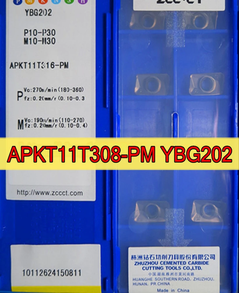 Apkt apkt11t308 APKT11T308 APKT160408 PM YBG202 YBG212 YBG205 YBG302 YB9320 100% оригинальная карбидная вставка |