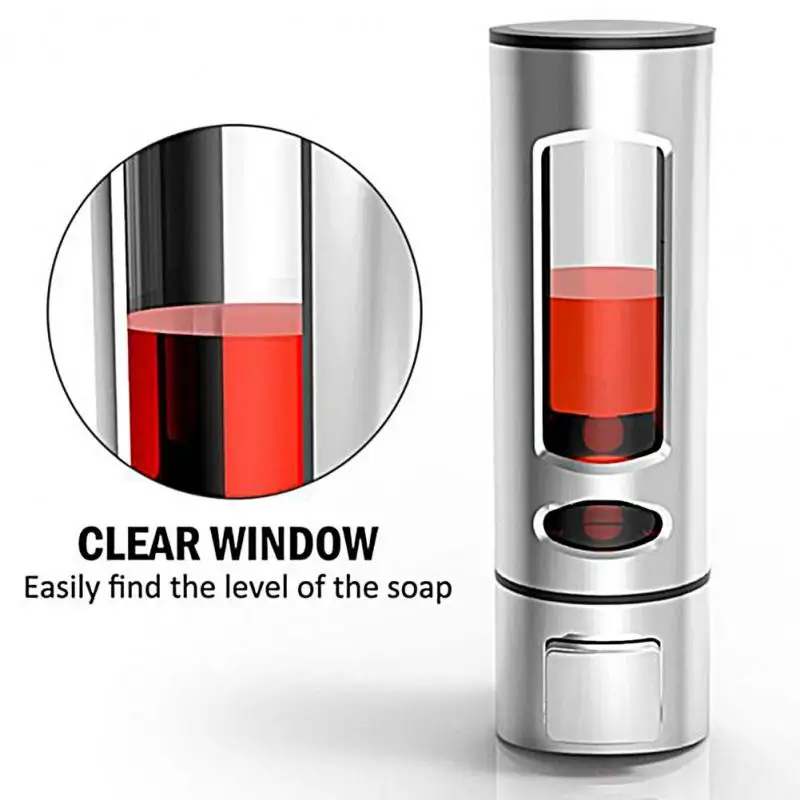 Одинарный/двойной настенный дозатор для мыла диспенсер шампуня и ванной