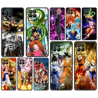 anime dragon ball z for oppo gt master find x5 x3 realme 9 8 6 c3 c21y pro lite a53s a5 a9 2020 black phone case cover coque