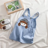 ienens summer kids baby boys jumper pants denim shorts jeans overalls toddler infant girl playsuit clothes clothing trousers