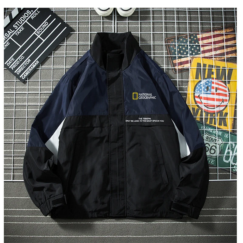 

Мужская куртка в Корейском стиле, бейсбольная форма в стиле Харадзюку, свободная Брендовая верхняя одежда в японском стиле, весна-осень