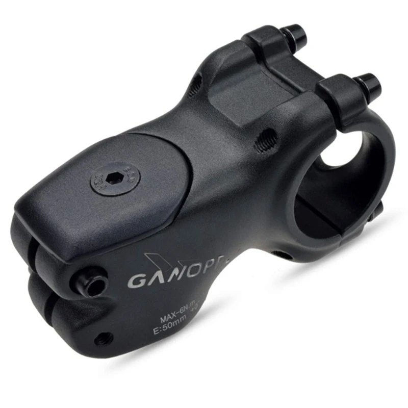 

GANOPPER 0 Degree MTB Bike Stem 31.8 Mountain Track Road Bike Alloy Handlebar Stem 50Mm Rise Up Bar Stem