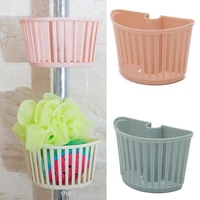kitchen plastic drain basket storage basket shower shelf bathroom accessories kitchen bathroom food plasticcrochet pattern stora