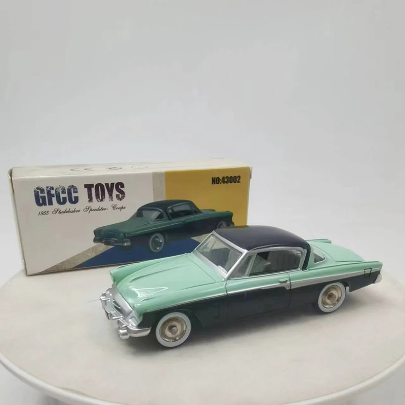 Модель классического автомобиля Studebaker Coupe 12,5, 1955 см, металлическая, литой под давлением, игрушечный автомобиль, для взрослых, коллекционный подарок, 43002