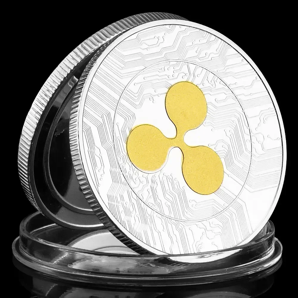 Золотая/посеребренная памятная монета Ripple XRP