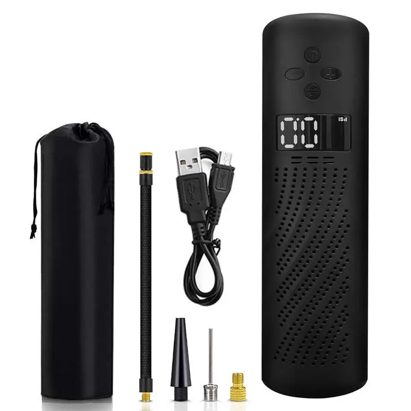 

Air Pump For Tires Air Compressor For Car Tires 150PSI Max USB Rechargeable Auto-Shutoff Cordless With LED Light For Bicycle Car