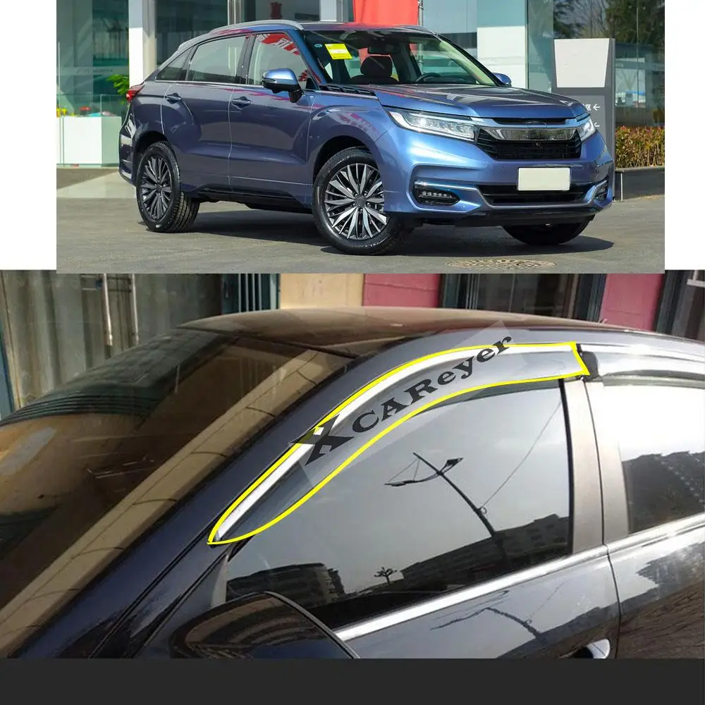 Фото Для Honda AVANCIER URV UR-V 2016-2017 2018 2019-2020 2021: Наклейка на автомобиль, пластиковый дефлектор на окно, защита от дождя/солнца, вентиляционный козырек №2