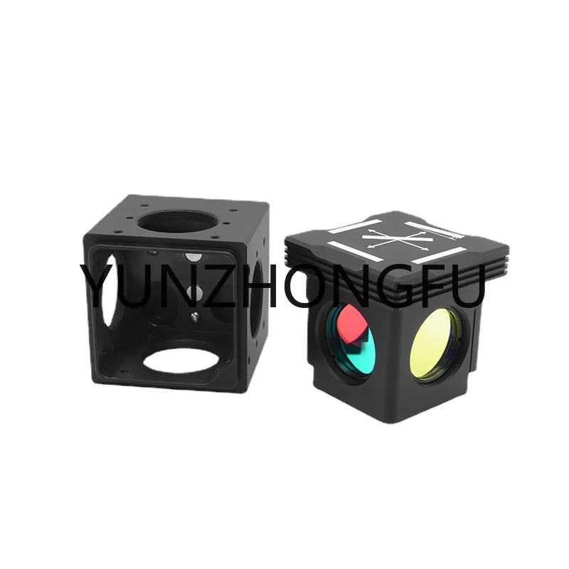 

30mm Cage Cube Detachable Beam Splitting Cube Fluorescent Imaging Optical Installation Base Adjustment Frame
