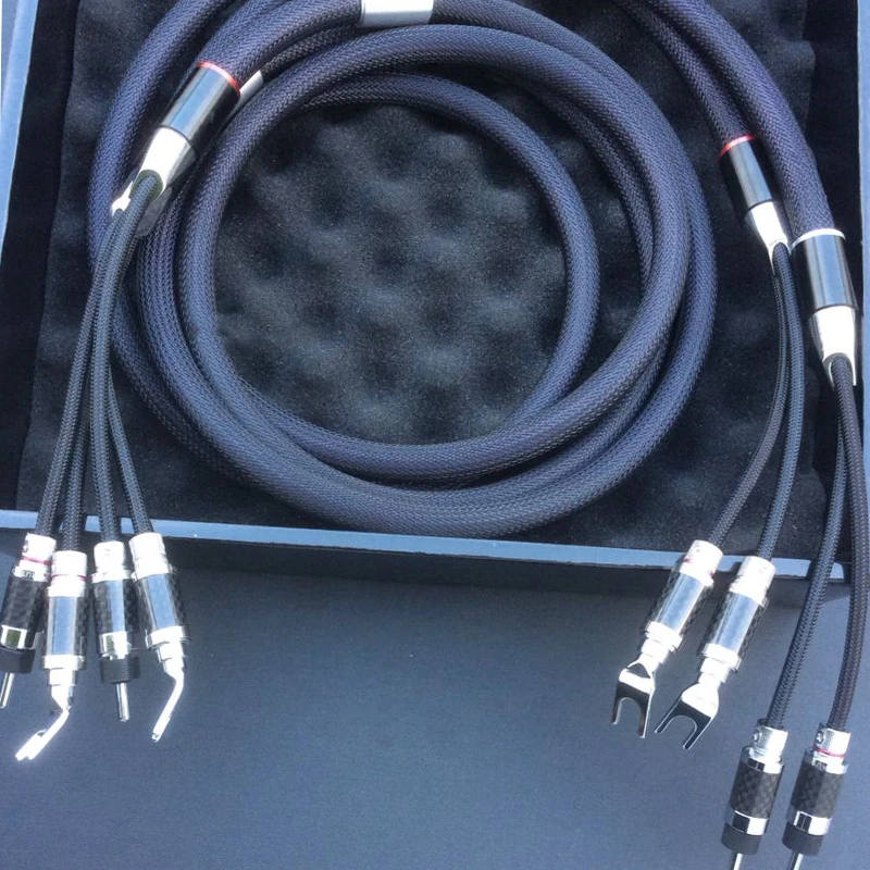 

НОВЫЙ Hifi динамик flux 04-2 пики до 2 бананов динамик кабель