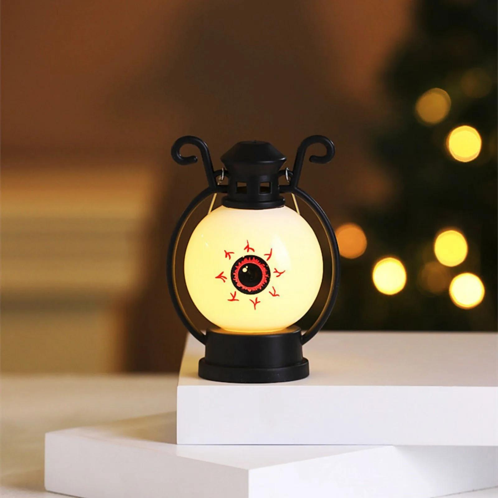 Фонарь для домашнего фестиваля портативный ночник фонарь глаз лампы с батареей