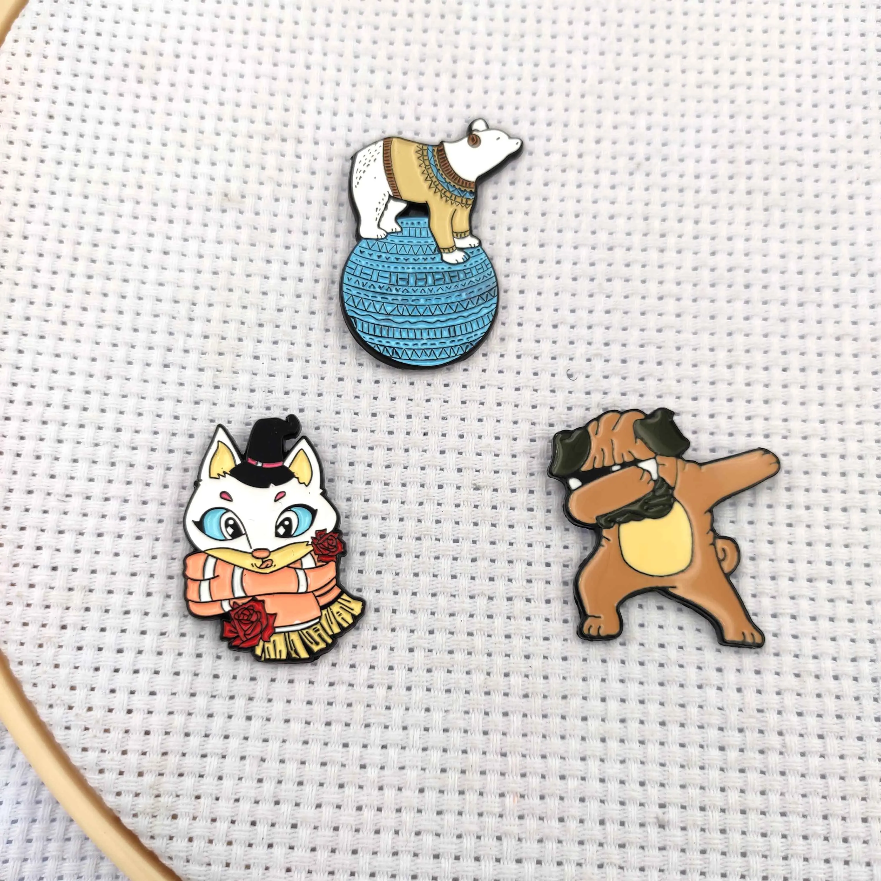 Магнитный держатель игл для вышивки Иглодержатель вышивания с изображением