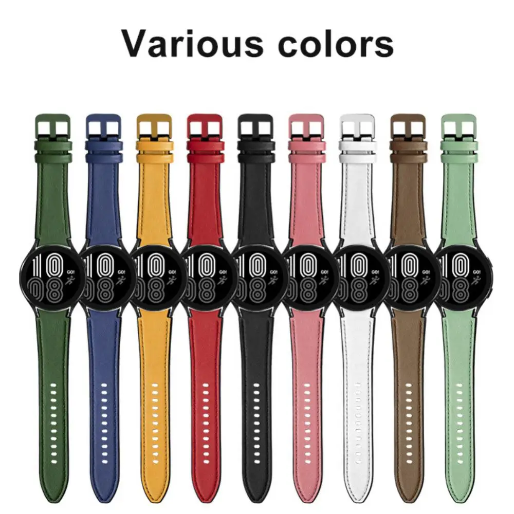 

Sport Replacement Watchband Smart Accessories Multi-color Watch Strap 20mm Leather Strap For Samsung Galaxy Watch