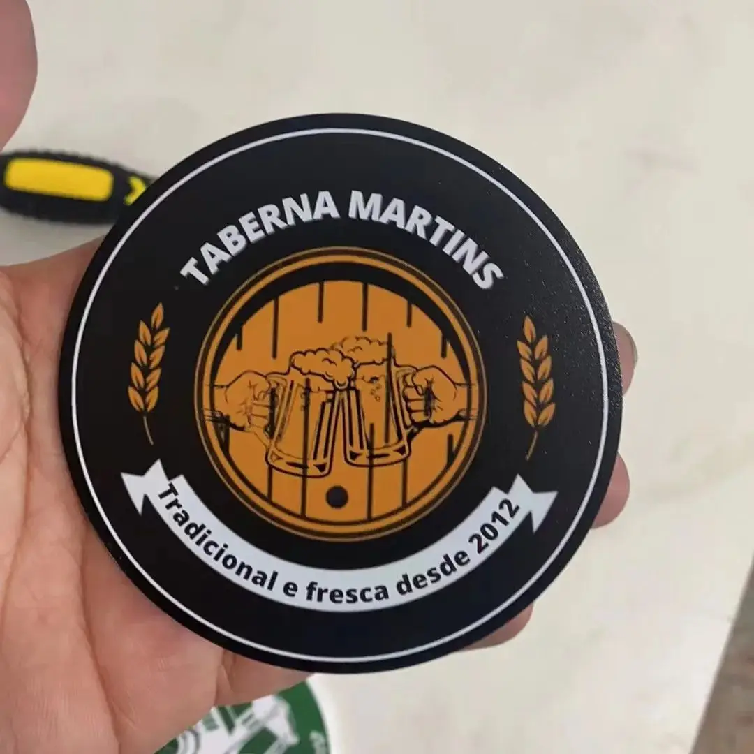 Рекламные подарки подставки для чашек с гравировкой и тиснением мягкие