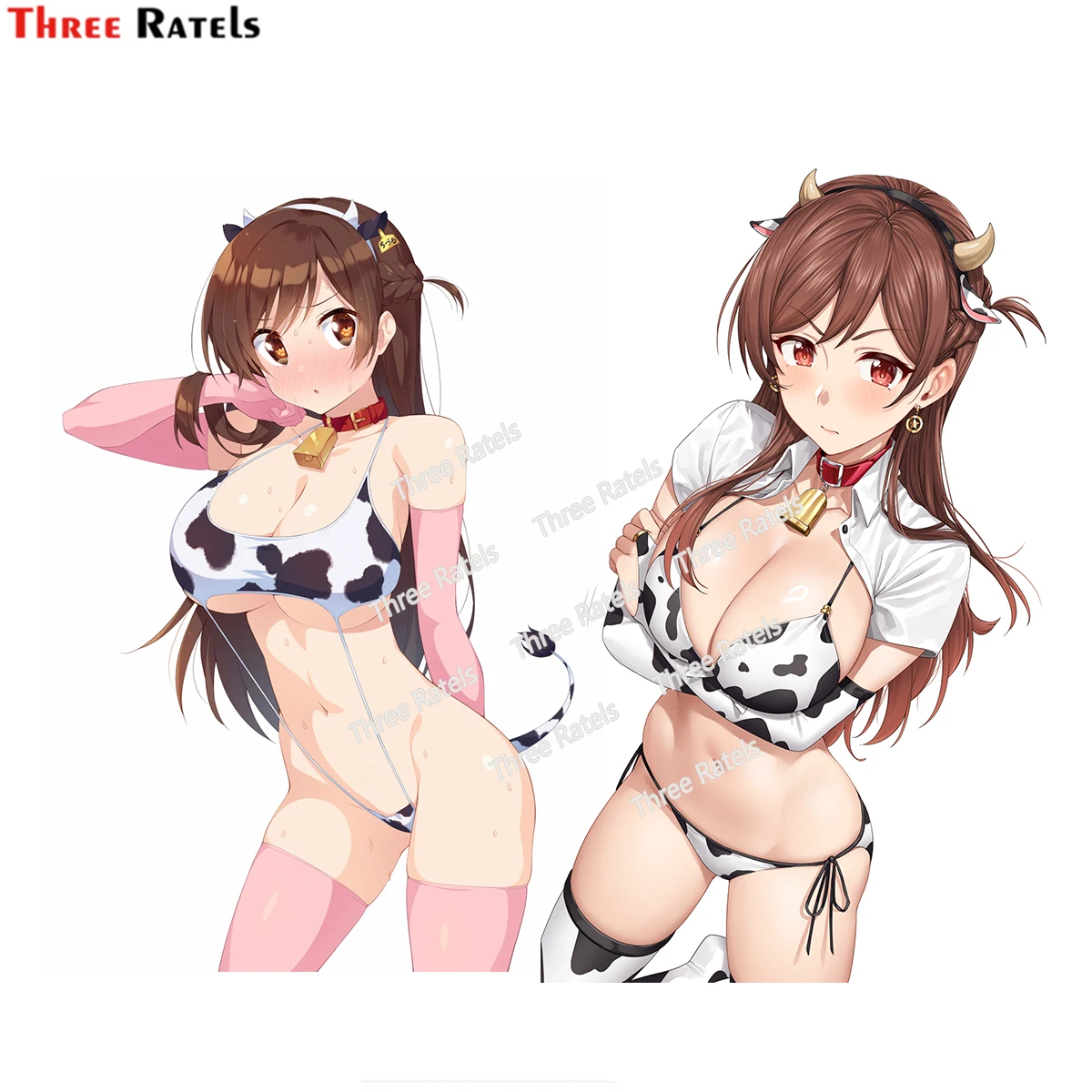

Three Ratels H197 Mizuhara Chizuru Kanojo Okarishimasu Auto Stickers Decal Anime Sexy Cute Car Accessories Decoration