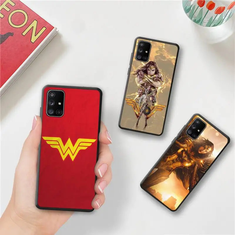 

Wonder Woman Logo Phone Case For Samsung Galaxy A52 A21S A02S A12 A31 A81 A10 A30 A32 A50 A80 A71 A51 5G