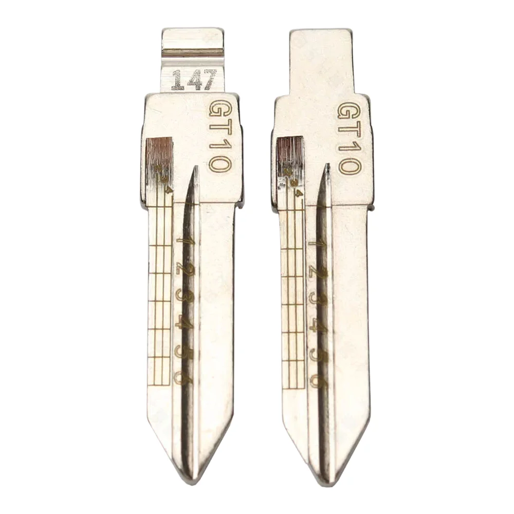 10 шт./лот Lishi GT10 #147 лезвие для ключа с гравировкой резки зубов режущий ключ пустая