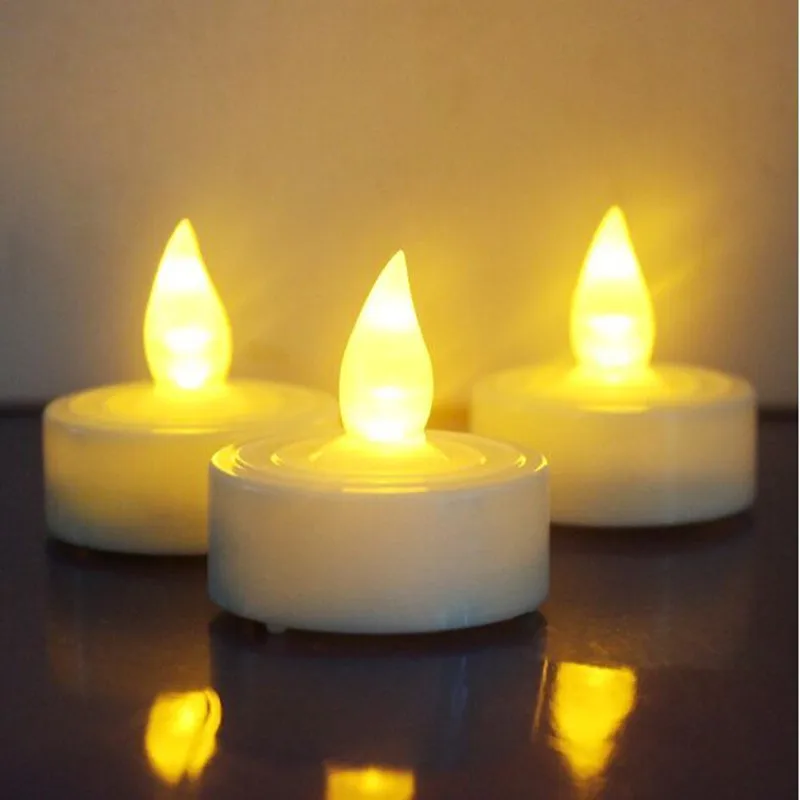 

12 шт. беспламенные светодиодные свечи, фонарик, работают от батареек для украшения дня рождения