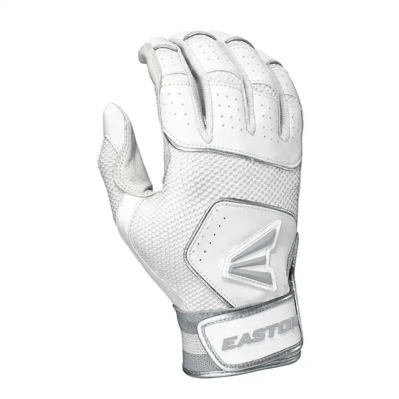 

NX Adult Batting Gloves | White/White | Large