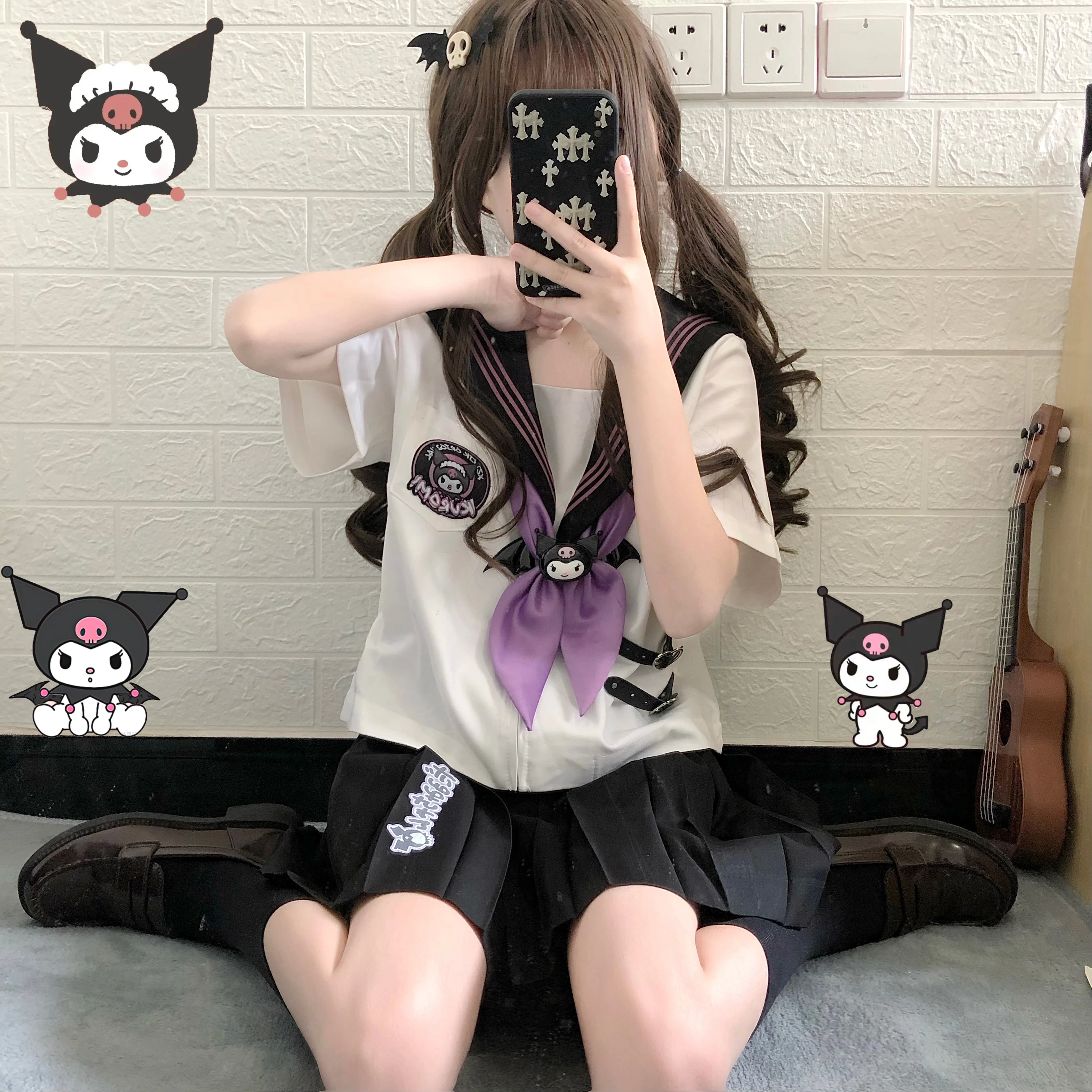 Sanrios Kuromi Mymelody Cinnamoroll аниме JK японская школьная форма мультфильм морской моряк