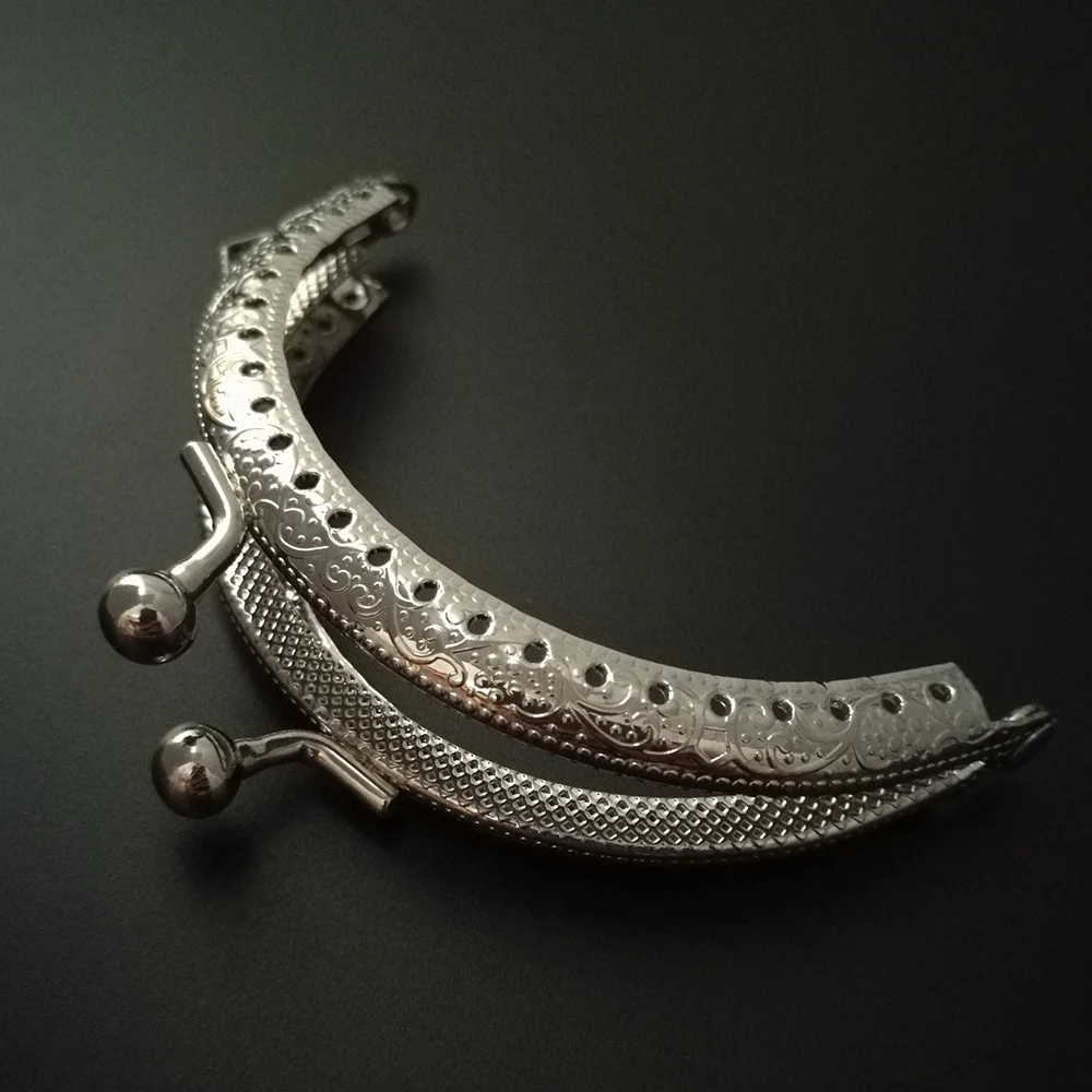 10 шт. Сделай Сам 8 5 см античная латунная металлическая рамка для кошелька кольцо