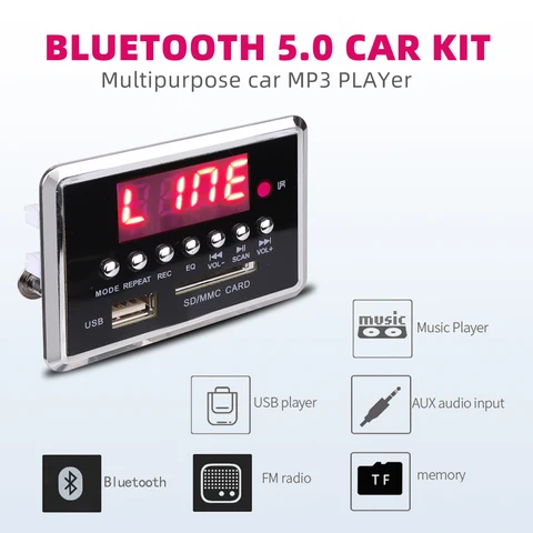 Автомобильный MP3-плеер JQ-D111BT Bluetooth 5.0