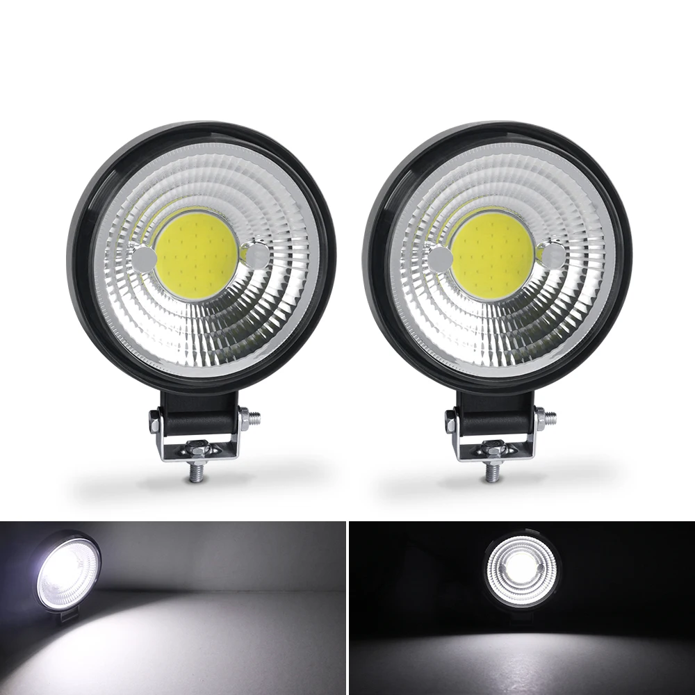 

1PC 3" COB Led Work Light Bar 12V 24V Offroad Worklight White 6000K 3 Inch For 4x4 LED Tractor Spotlight Truck ATV Auto Fog Lamp