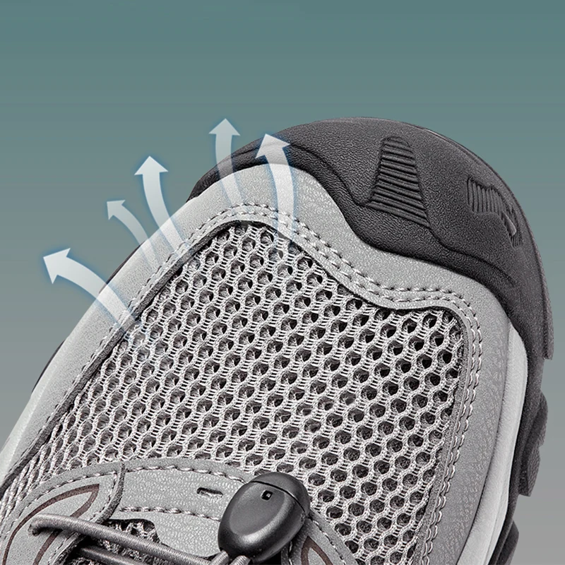 GOLDEN CAMEL Outdoor Men's Shoes 2023 Summer New Light Breathable Soft Elastic Hydrophobic Grip Urban Mesh Walking Shoes for Men