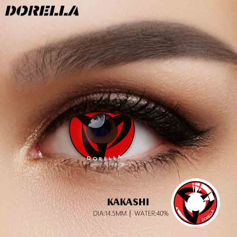 Фото Цветные контактные линзы orella для глаз, косплей, аниме, годовая косметика, контактные линзы, косметика для глаз №4
