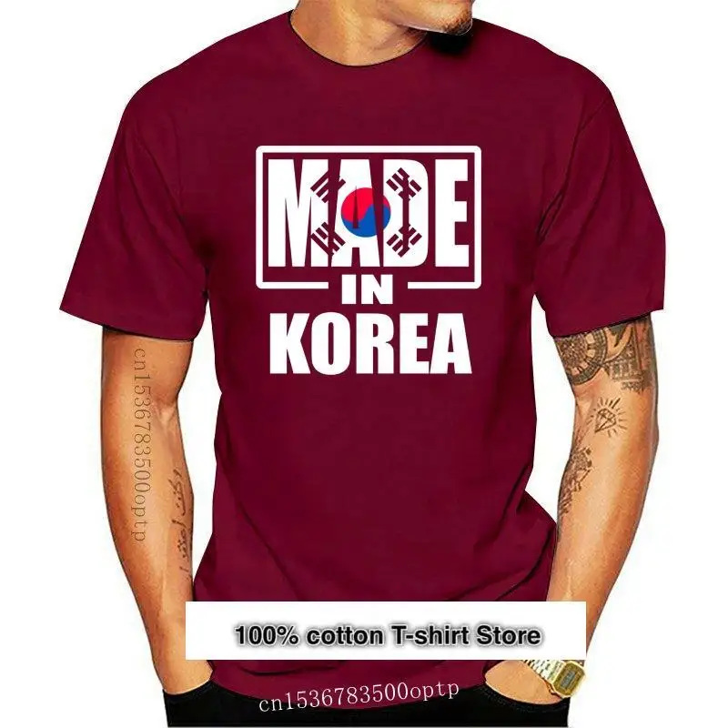 

Летняя Camiseta fresca de verano 2021, camiseta bonita hecha en Corea, bandera de la herencia, camiseta divertida 2021