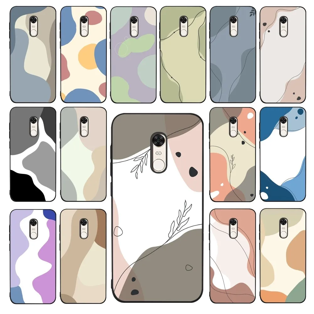 

Art Geometric Phone Case For Redmi 5 6 7 8 9 10 plus pro 6 7 8 9 A GO K20 K30 K40 pro plus F3 Fundas