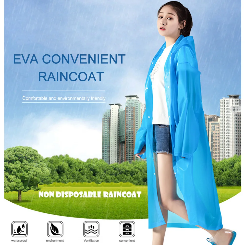 Модный дождевик из ЭВА водонепроницаемые мотоциклетные дождевики плотный