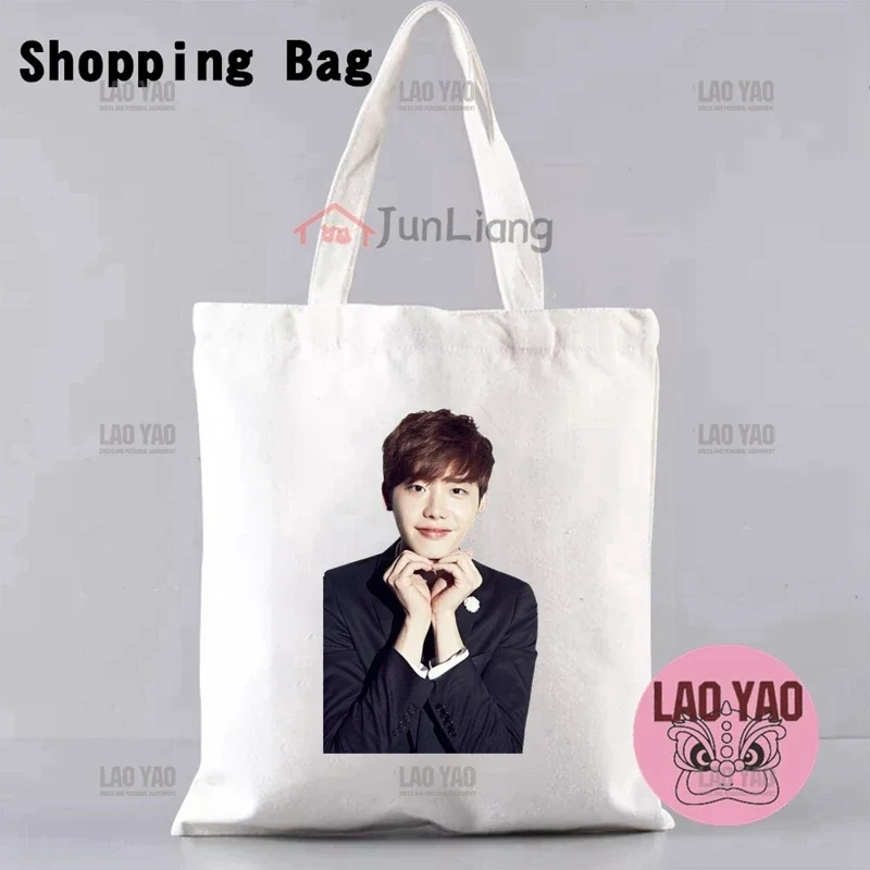 Женская сумка для покупок поклонников K-Pop тканевая сумка-тоут подарка шоппинга