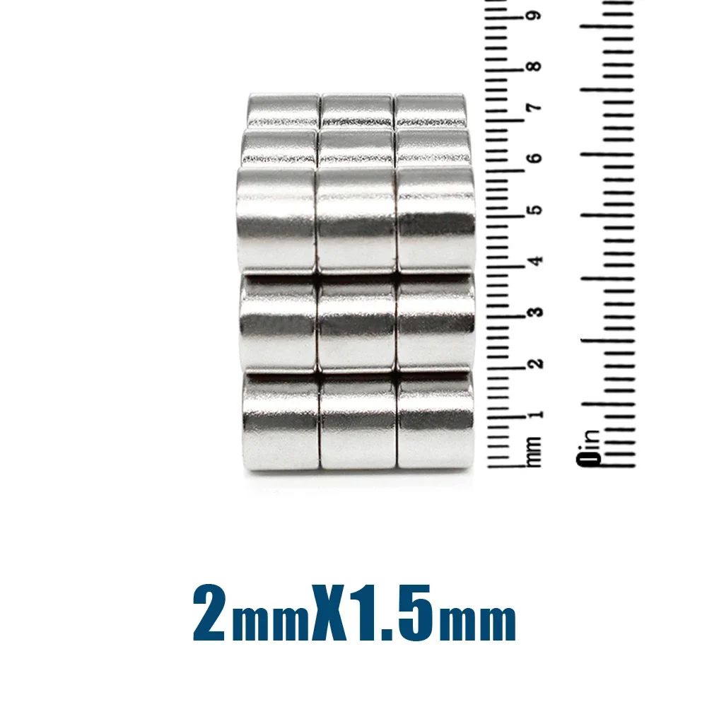 Круглые мощные магниты диаметром 2x1 5 мм