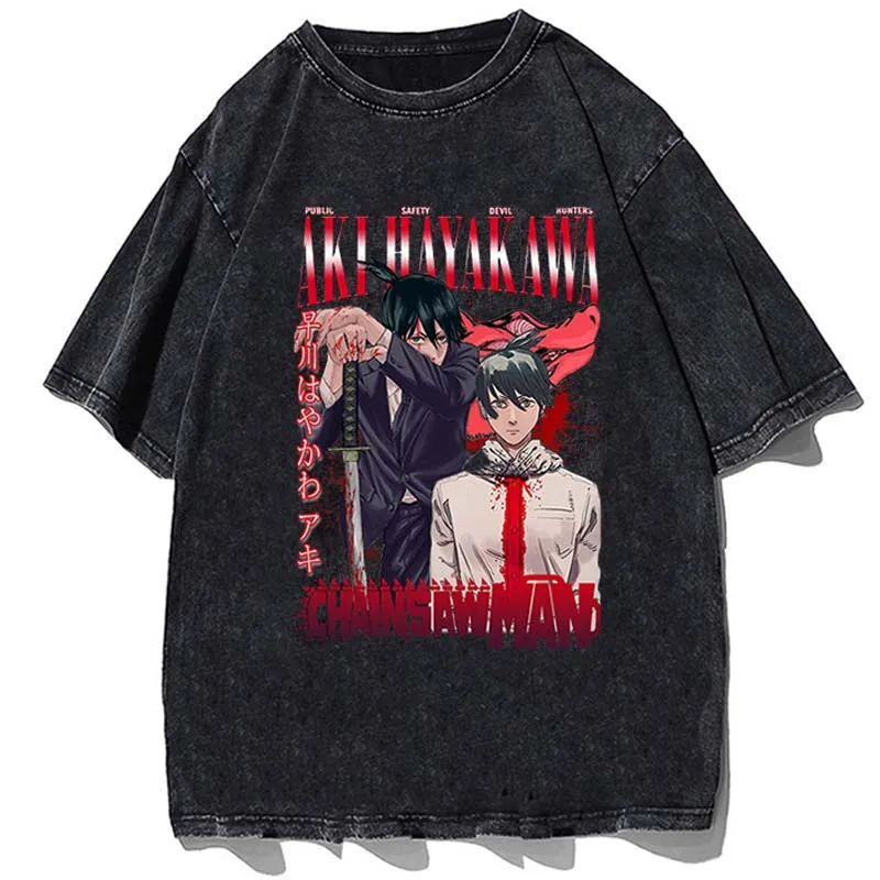 Футболка Y2k мужская с принтом бензопилы