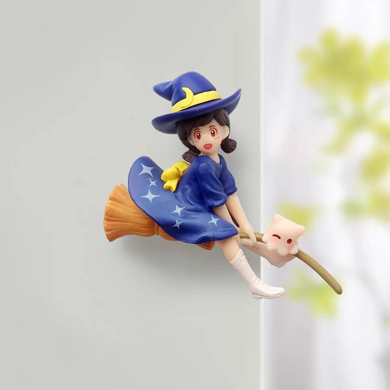 

Магнитная наклейка "Мультяшная ведьма, подводный мир" BearPaw