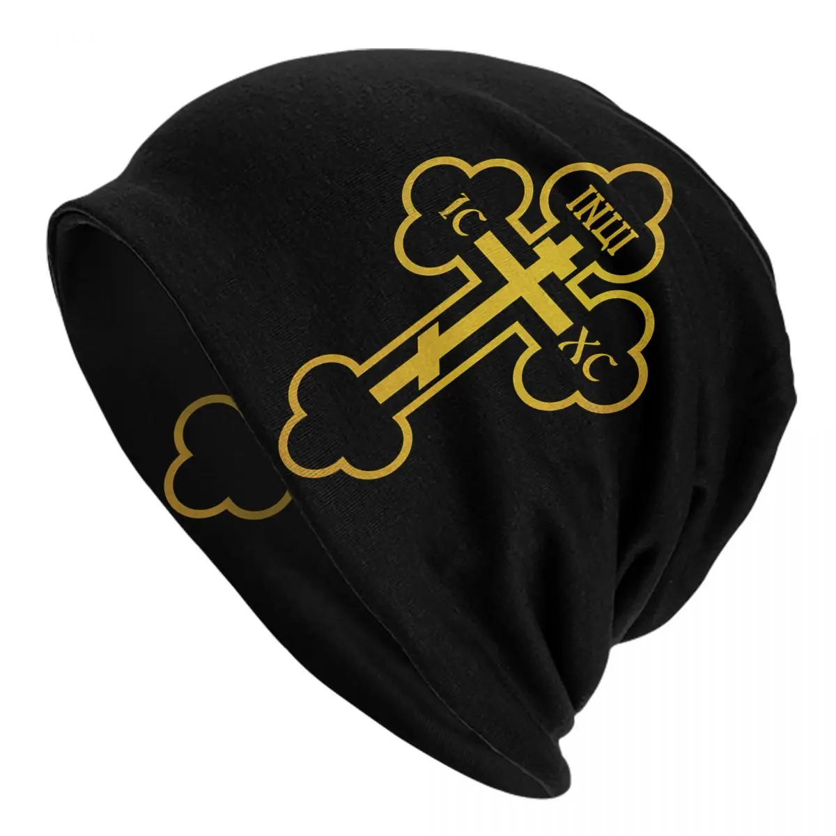 Russian Orthodox Cross' Adult Men's Women's Knit Hat Keep warm winter knitted hat