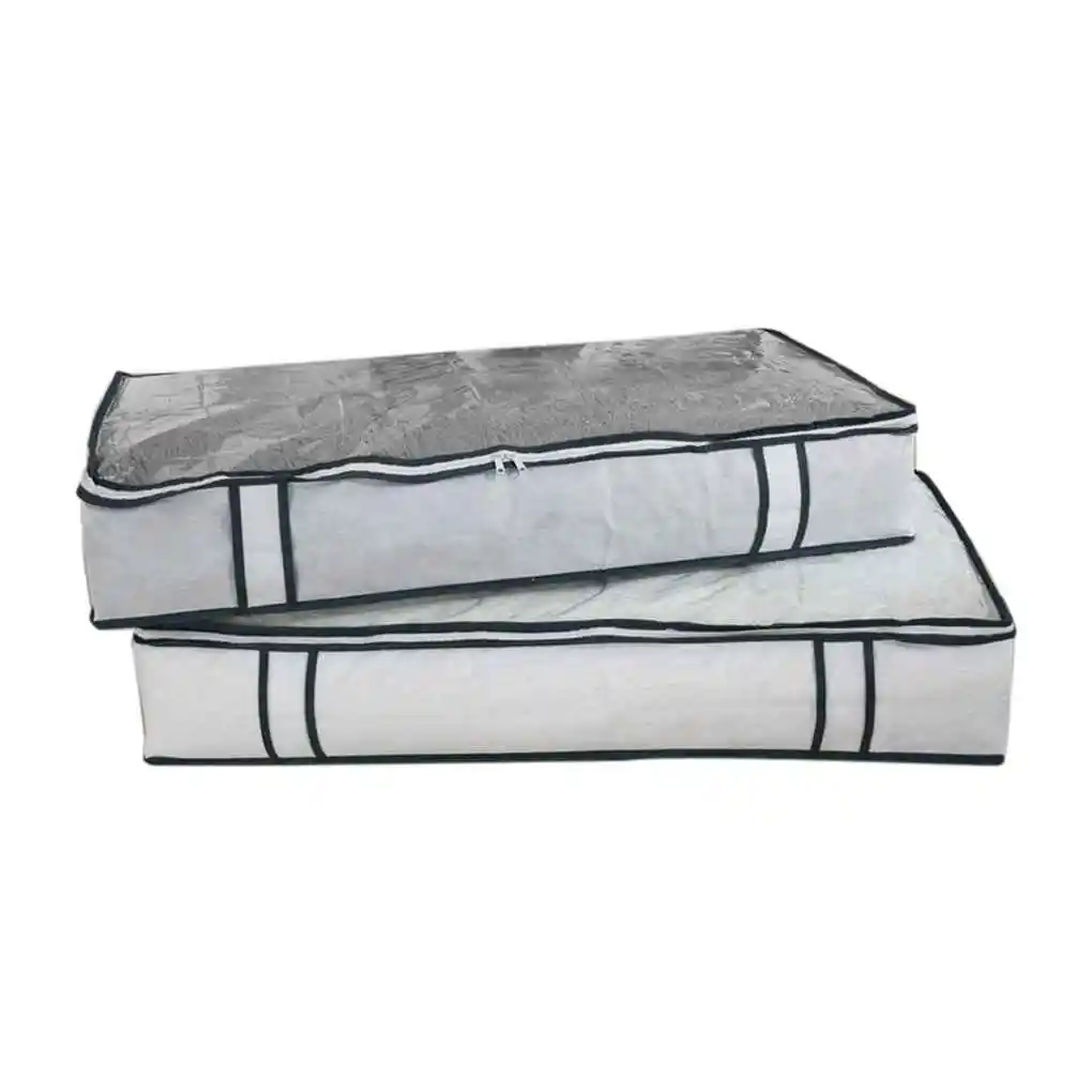

Under Bed Storage Drawer Organizer Non-woven PVC Storage Box for Clothing Blankets Shoes Household Storage Bag