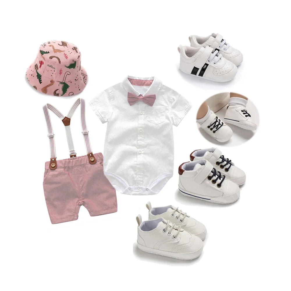 Baby Boy Clothes Set New Born  Girl  My First Birthday Outfit for Cake Smash Photograph  Bodysuit Romper Pants