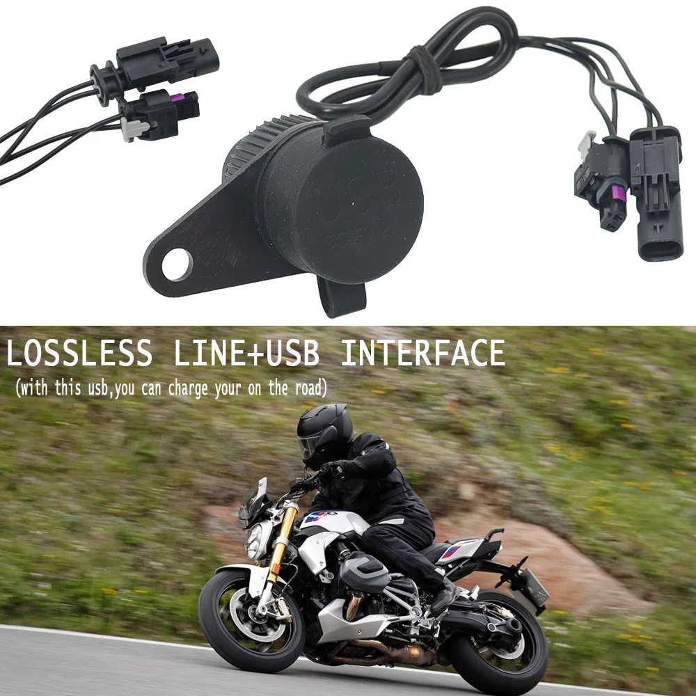 

Аксессуары Moto Doppia Porta Di Ricarica USB-кабель без застежки для BMW R 1200 1250 GS ADV F 700 800 GS F 650 750 850 GS